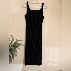 Grace Karin Classic Black Midi Dress